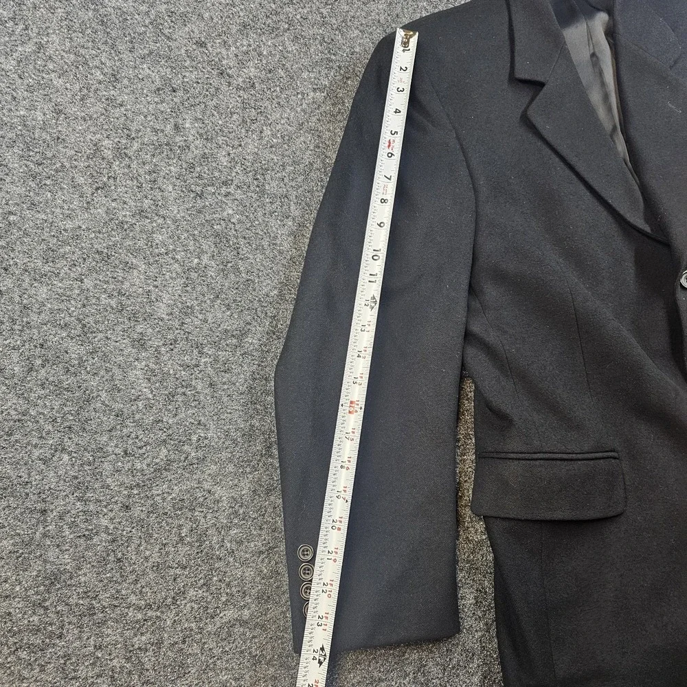 Gianfranco Ruffini Mens Cashmere Blend Blazer Jacket 42R‎ Black Italy Classic